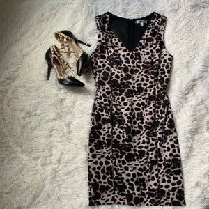 Sexy Jennifer Lopez animal print dress. Size 6